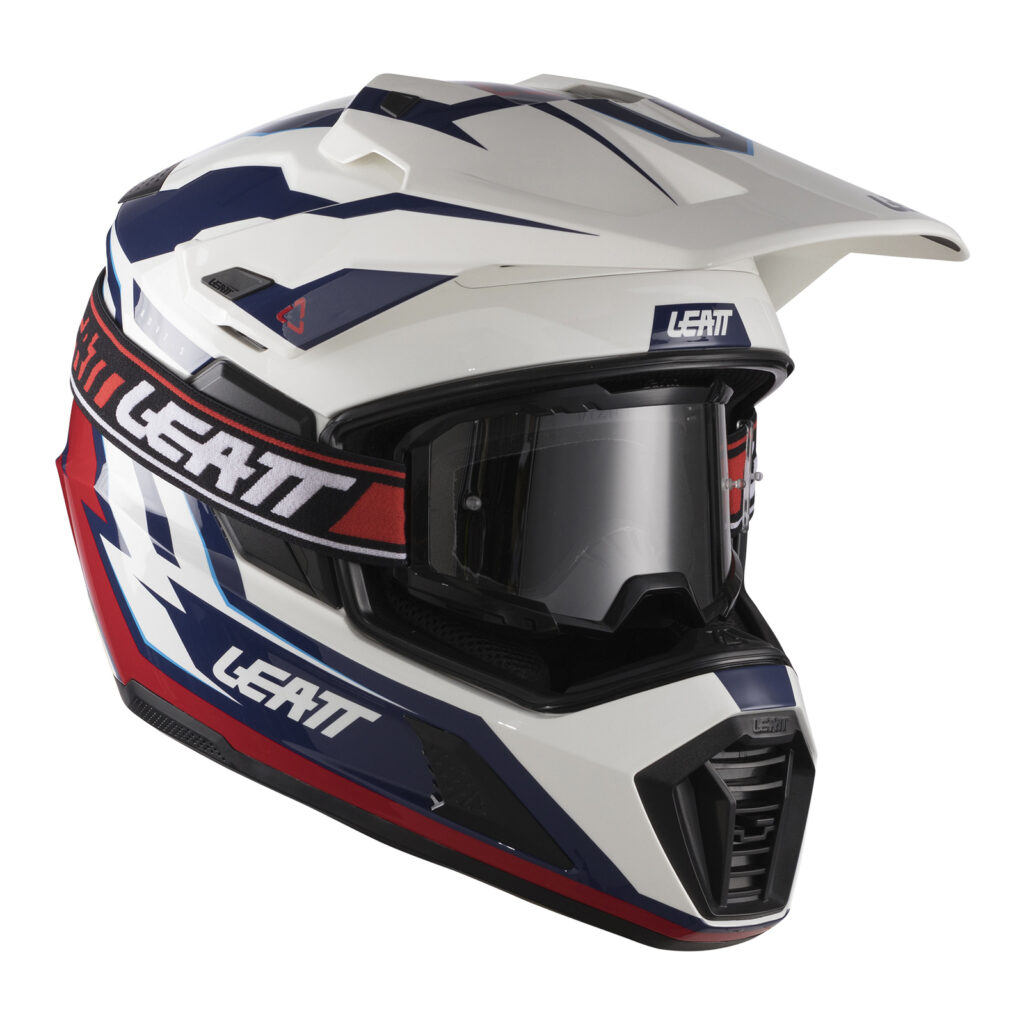 Leatt 7.5 ADV Helmet Kit Royal Blue/Red