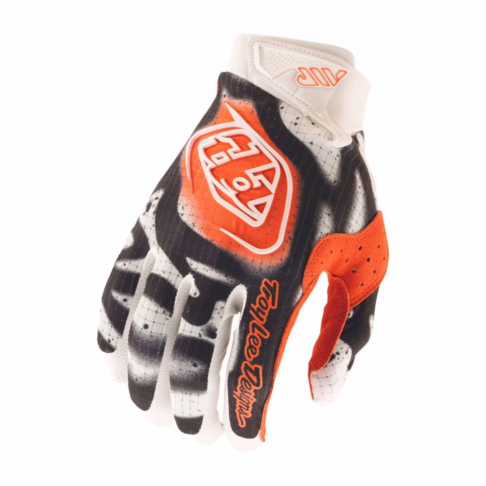 Troy Lee Designs Air Membrane Motocross Gloves White/Infra Red