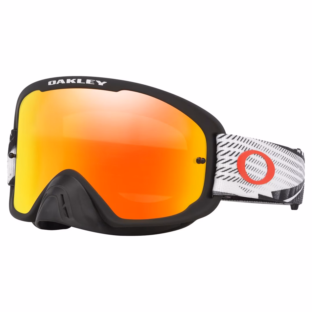 Oakley O-Frame 2.0 Pro MX Goggle Black Forge w/ Fire Iridium Lens - Image 1