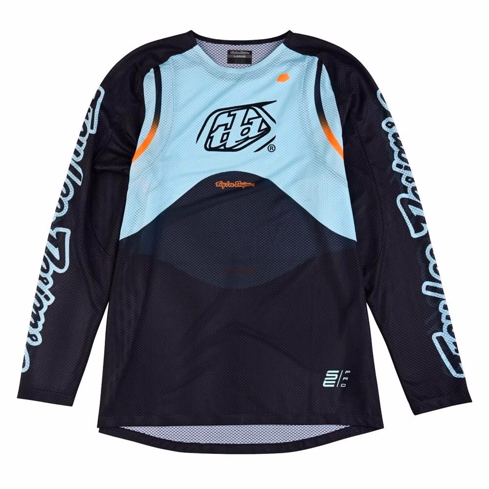 Troy Lee Designs Pro Air Pinned Motocross Jersey Phantom / Aqua