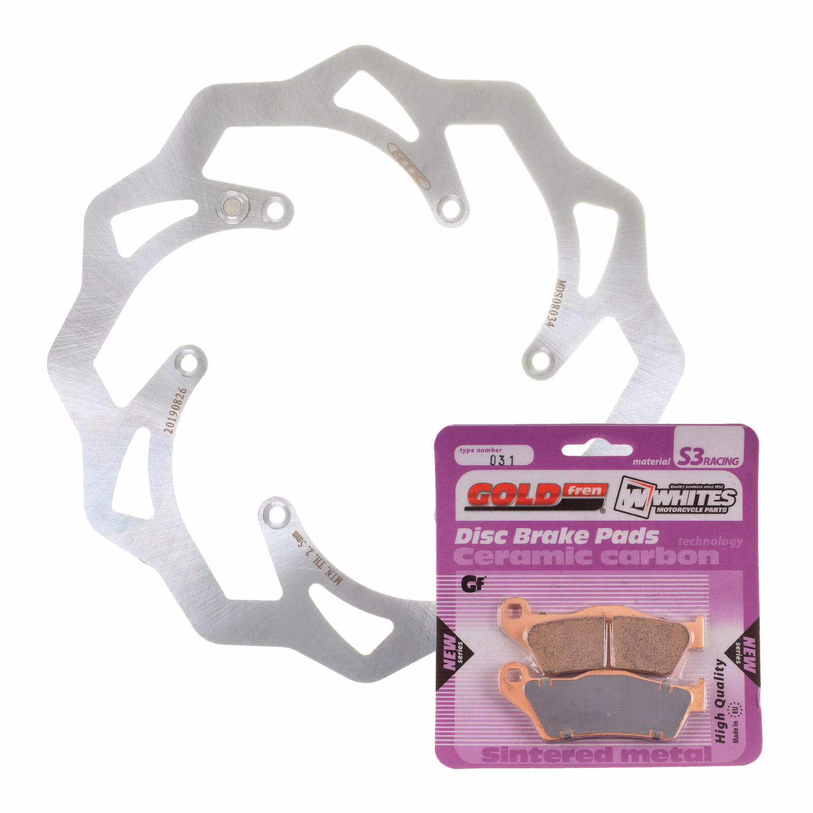 Brake Disc & Pad Front Kit - KTM 300 EXC '04-'17 - Wave - Image 1
