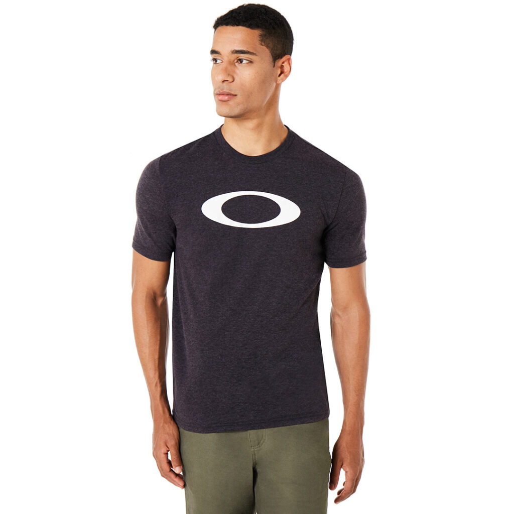 Oakley O-Bold Ellipse Tee Blackout Light Heather