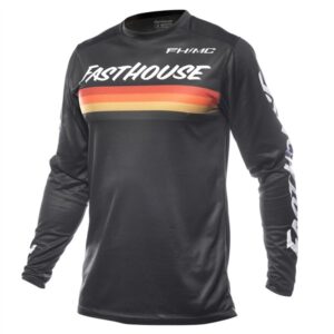 Fasthouse Carbon Force Motocross Jersey Black - Image 1