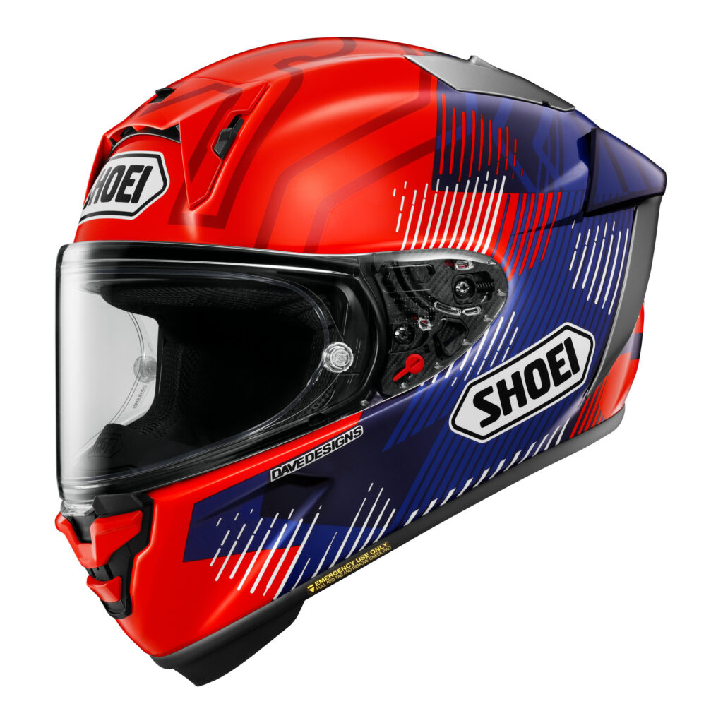 Shoei X-SPR Pro Marquez 8 Road Helmet - Blue / Red / White