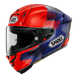 Shoei X-SPR Pro Marquez 8 Road Helmet - Blue / Red / White - Image 1