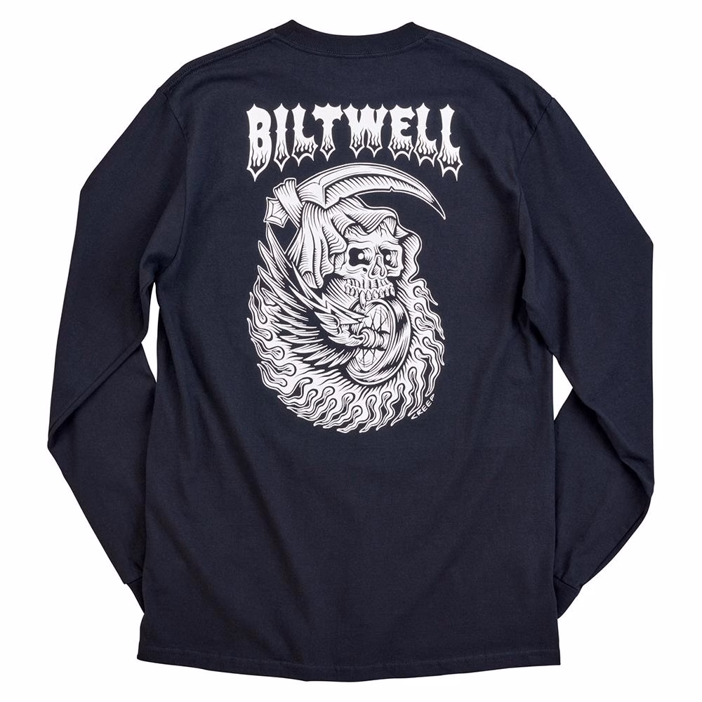 Biltwell Creep Long Sleeve Tee Black