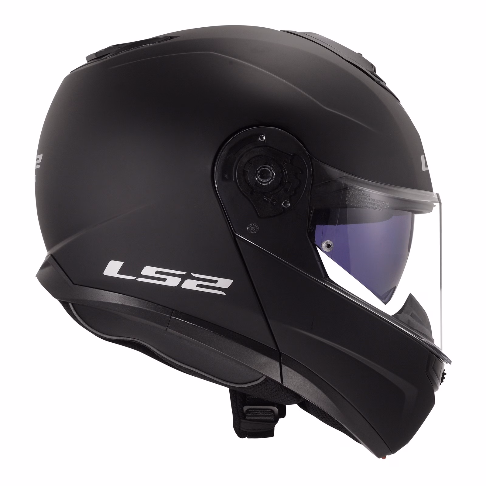 LS2 FF908 Strobe II Flip Front Helmet Matte Black - Image 3