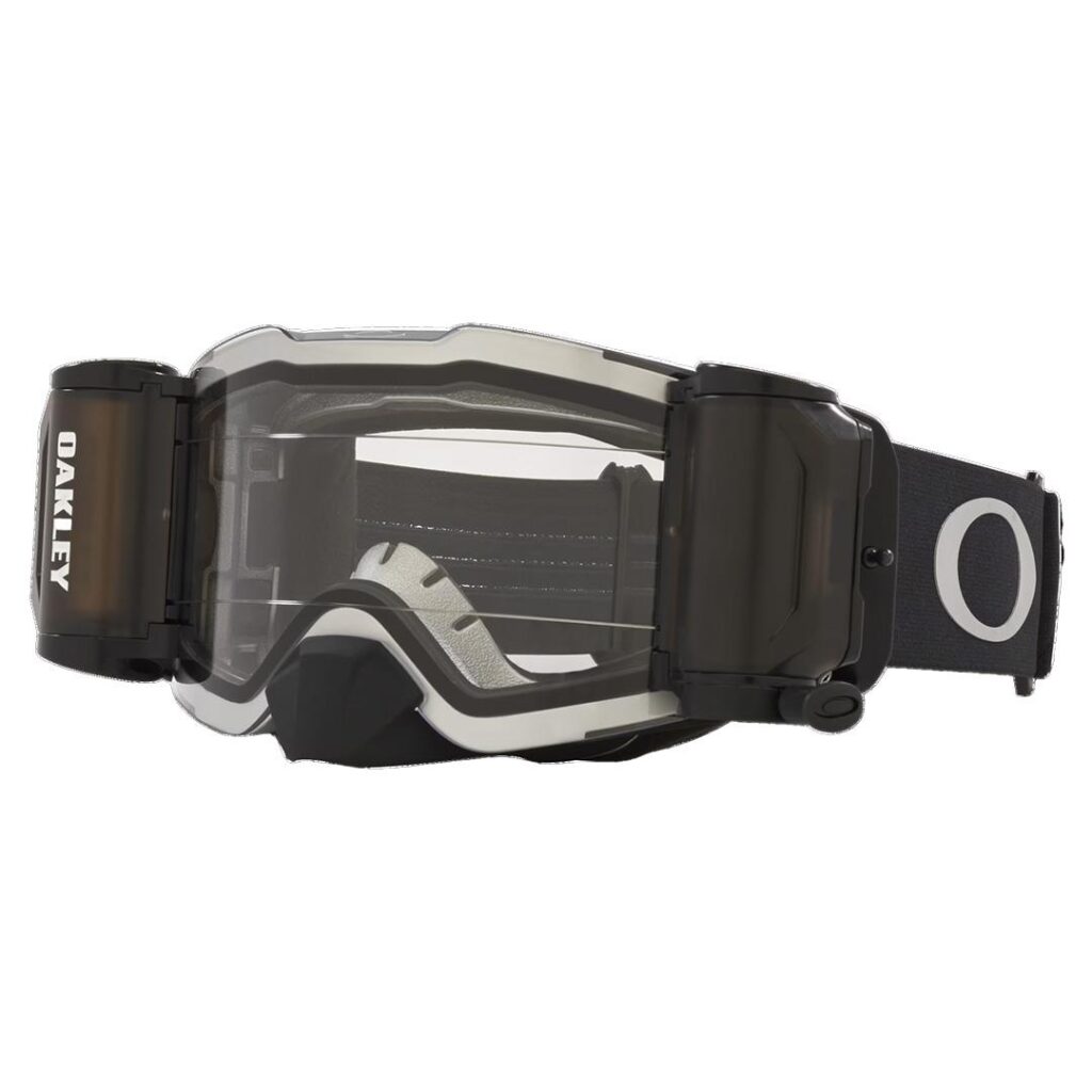 Oakley Front Line Roll Off Goggles TuffBlocks Blk/Gunmetal w/ Clear RollOff
