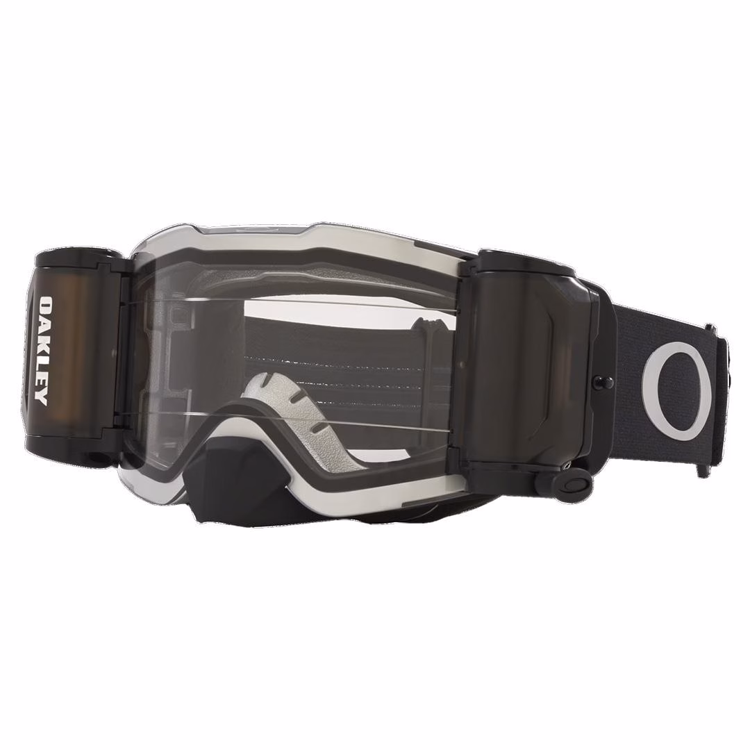 Oakley Front Line Roll Off Goggles TuffBlocks Blk/Gunmetal w/ Clear RollOff - Image 1