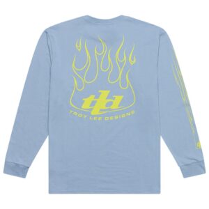 Troy Lee Designs Torched Long Sleeve Smoke Blue - Image 2