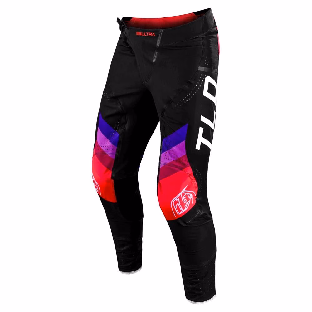 Troy Lee Designs SE Ultra Reverb Motocross Pants Black / Glo Red