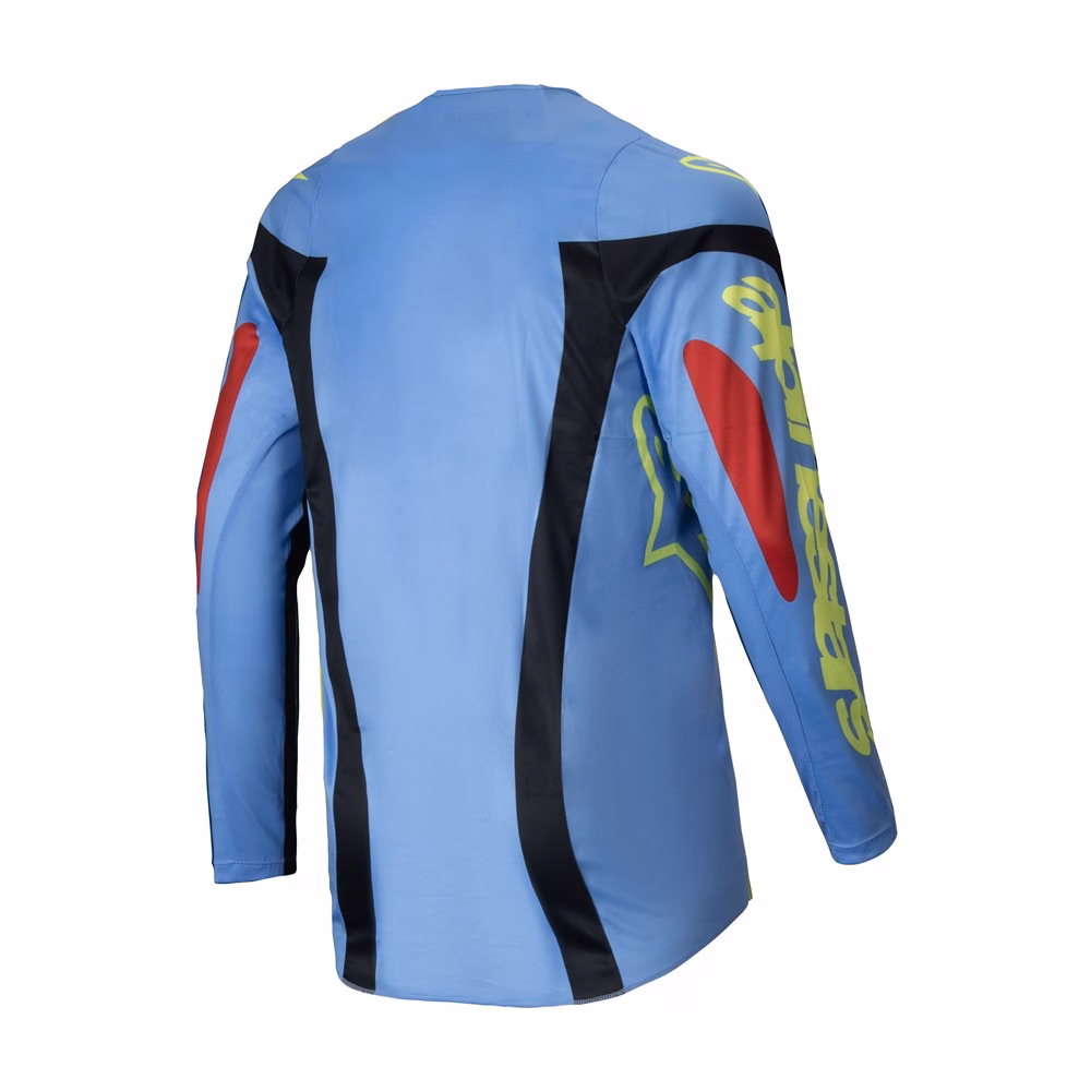 Alpinestars Racer Ocuri Motocross Jersey Blue/Red/Yellow Fluoro