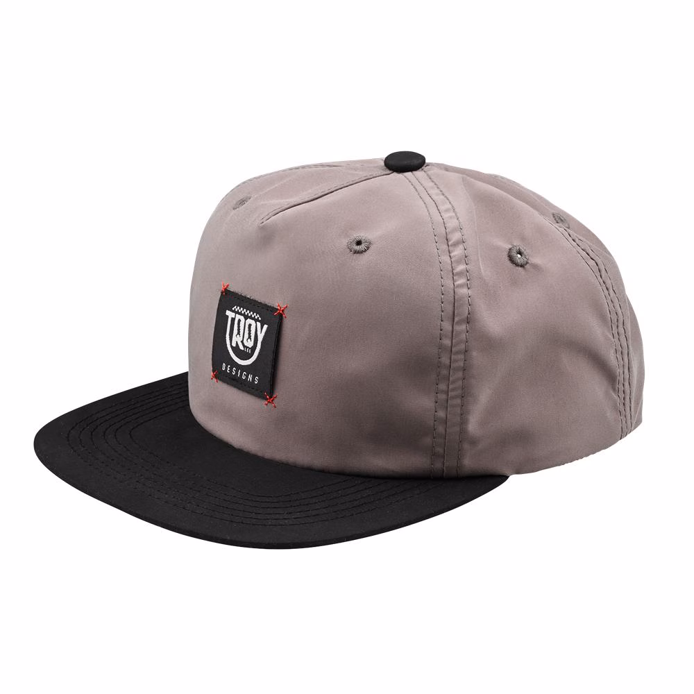 Troy Lee Designs Unstructured Smiley Snapback Gravel/Carbon
