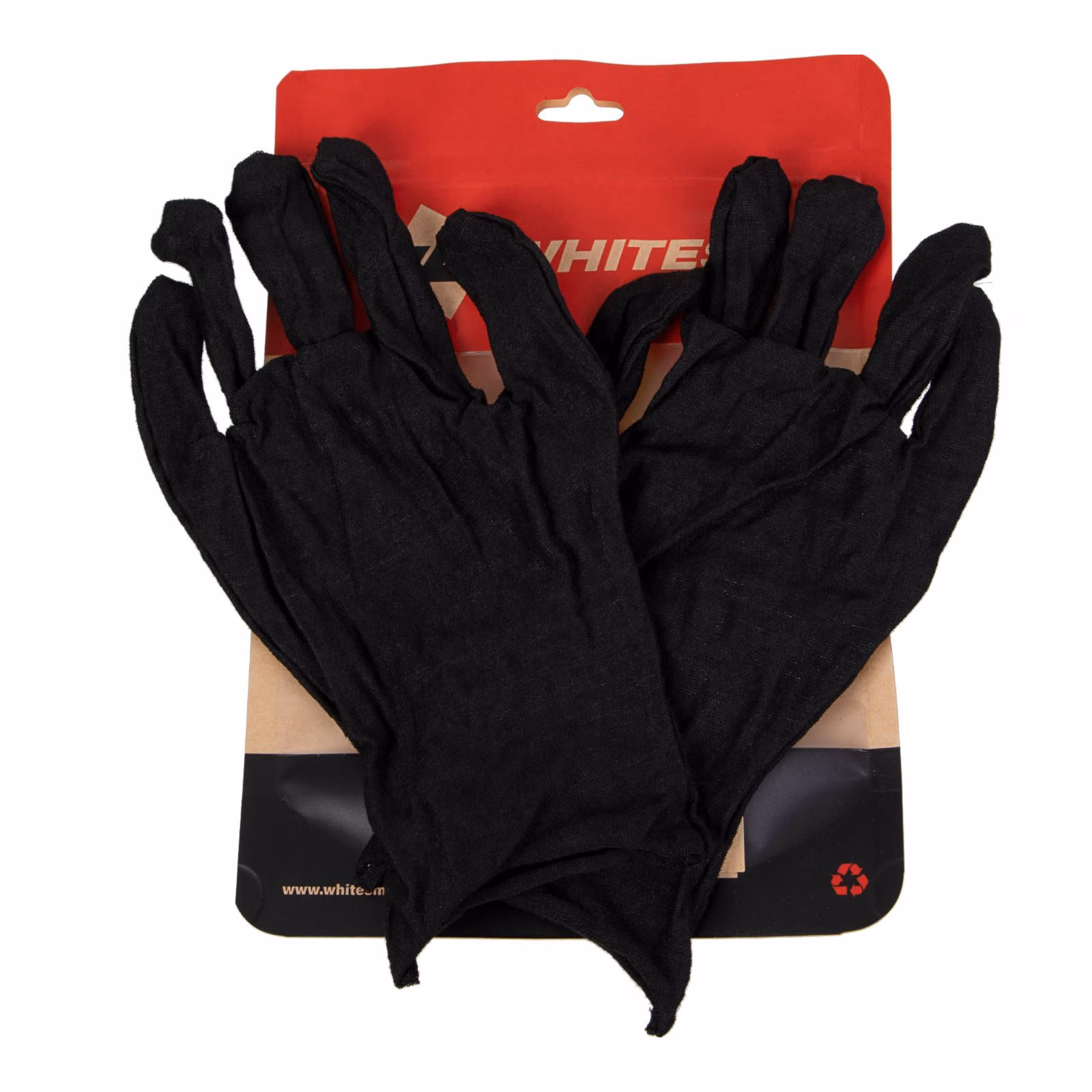 WHITES INNER GLOVES 16G LIGHT Black - Image 2