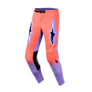 Alpinestars Supertech Scenz Motocross Pants Hot Coral/Purple - Image 1