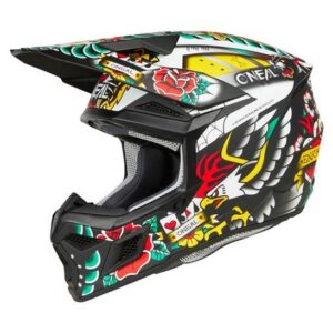 O'Neal 3SRS INKED Motocross Helmet - Multi - Image 1