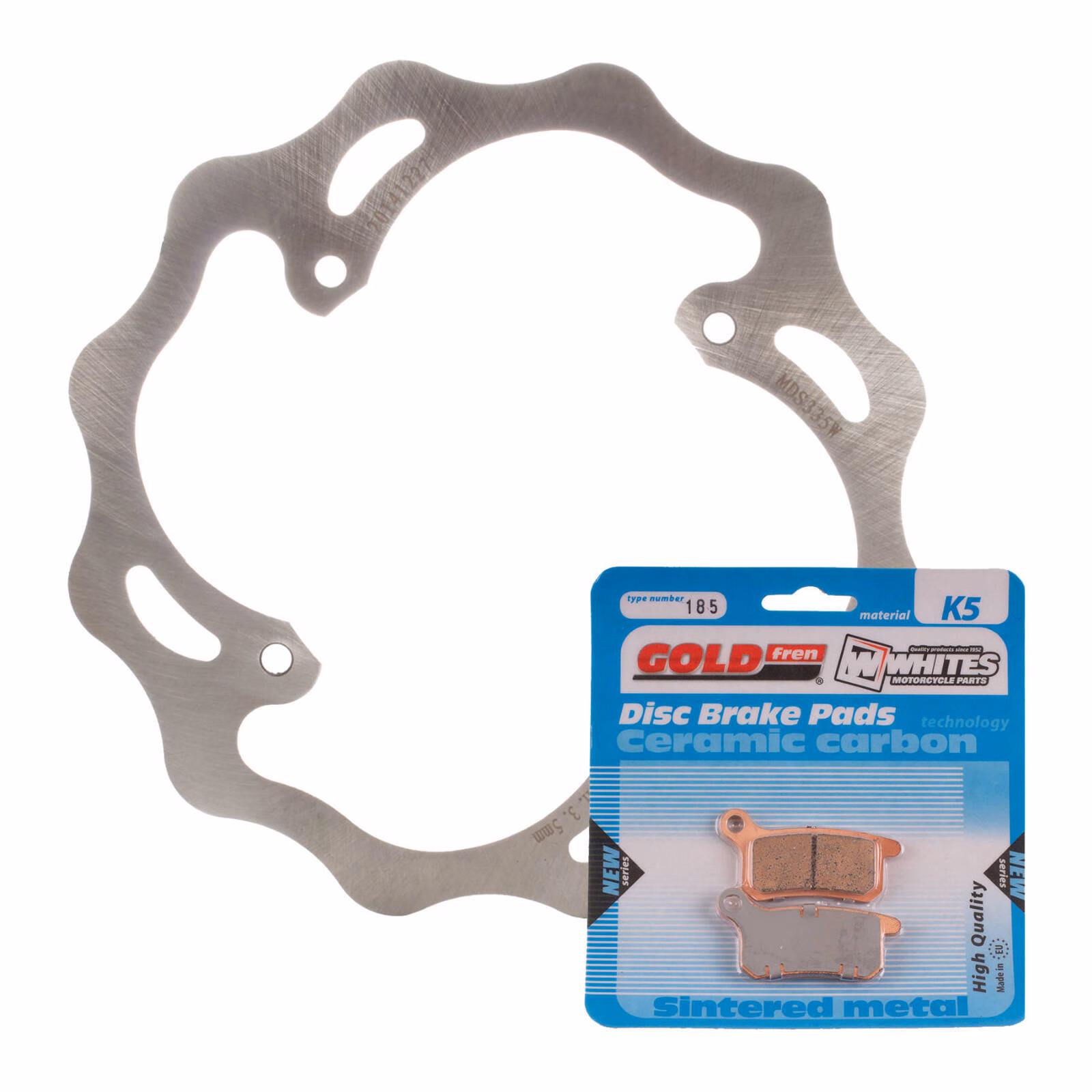 Brake Disc & Pad Rear Kit - KTM 85 SX '04-'10 - Wave - Image 1
