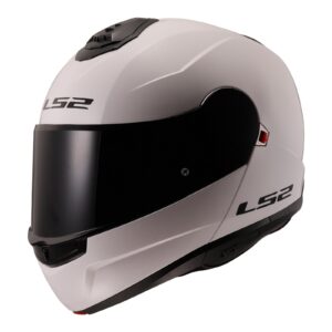 LS2 FF908 Strobe II Flip Front Helmet White - Image 2