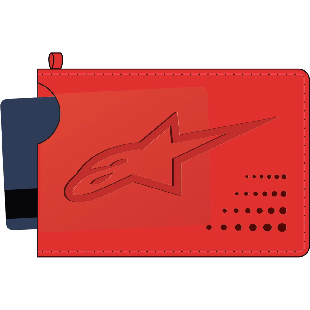 Alpinestars Ageless Credit Card Holder Red