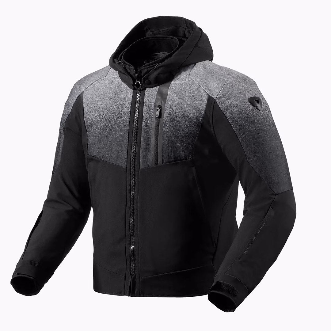 REV'IT! Epsilon H2O Road Jacket Black-Grey - Image 1