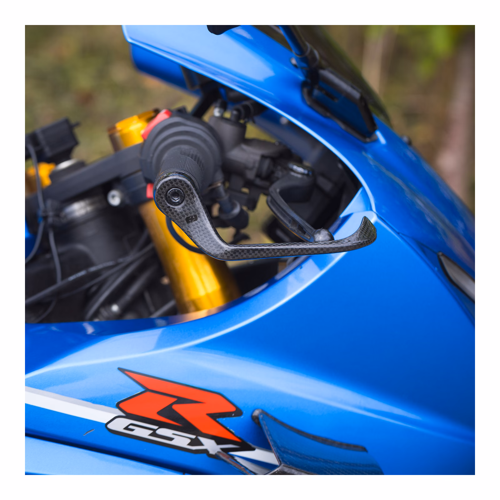 Oxford Carbon Lever Guard - Gloss - Image 4