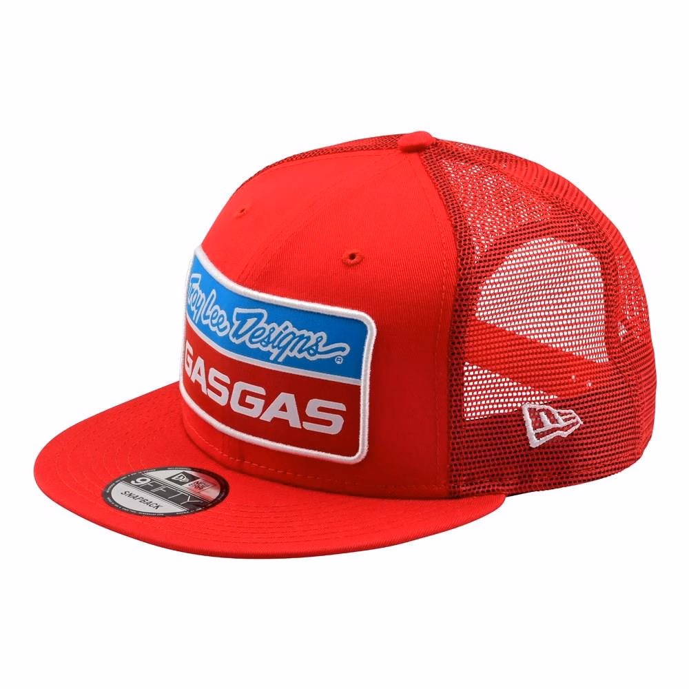 Troy Lee Designs GasGas Team Stock Snapback Cap Red