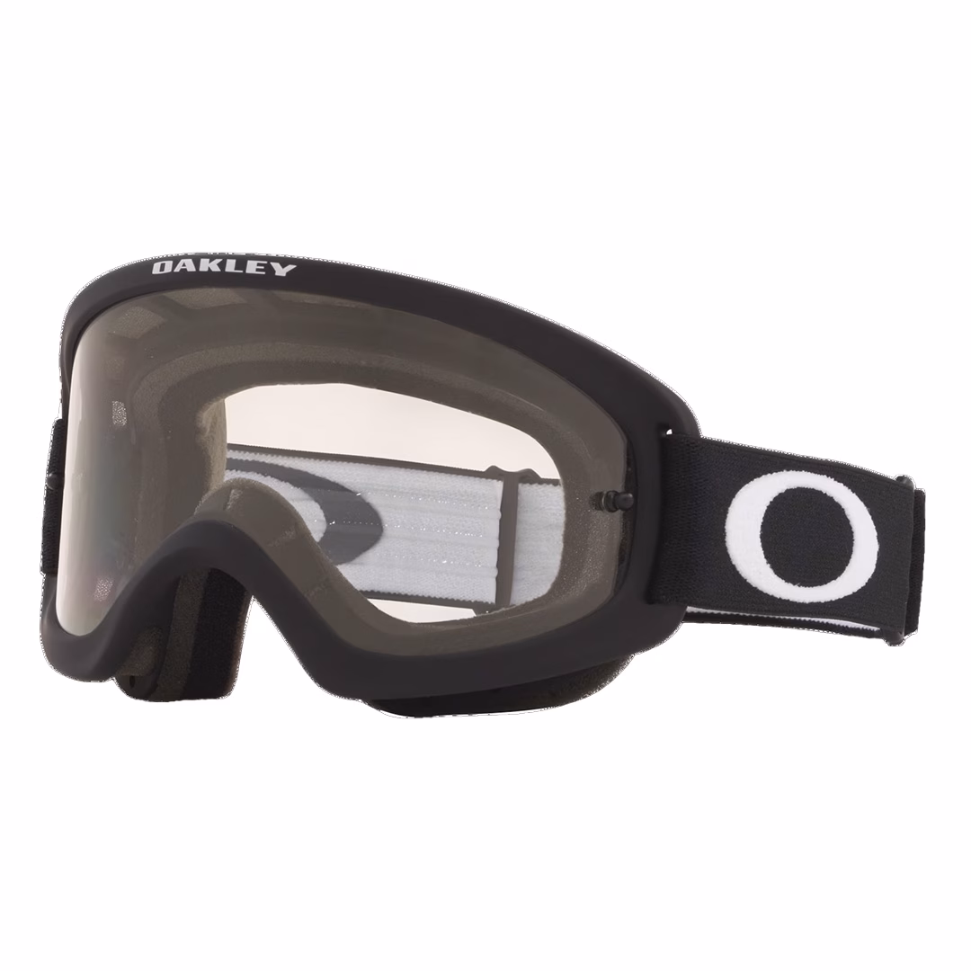 Oakley O-Frame 2.0 Pro XS Motocross Goggles Matte Black w/ Clear Lens - Image 1