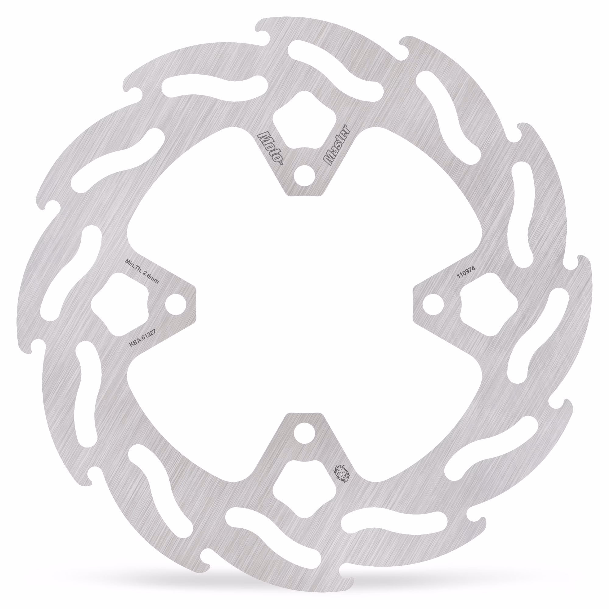 BRAKE DISC REAR MOTO MASTER FLAME 180MM GAS GAS MC65 25-ON HUSQVARNA TC65 25-ON KTM 65SX 25-ON - Image 1