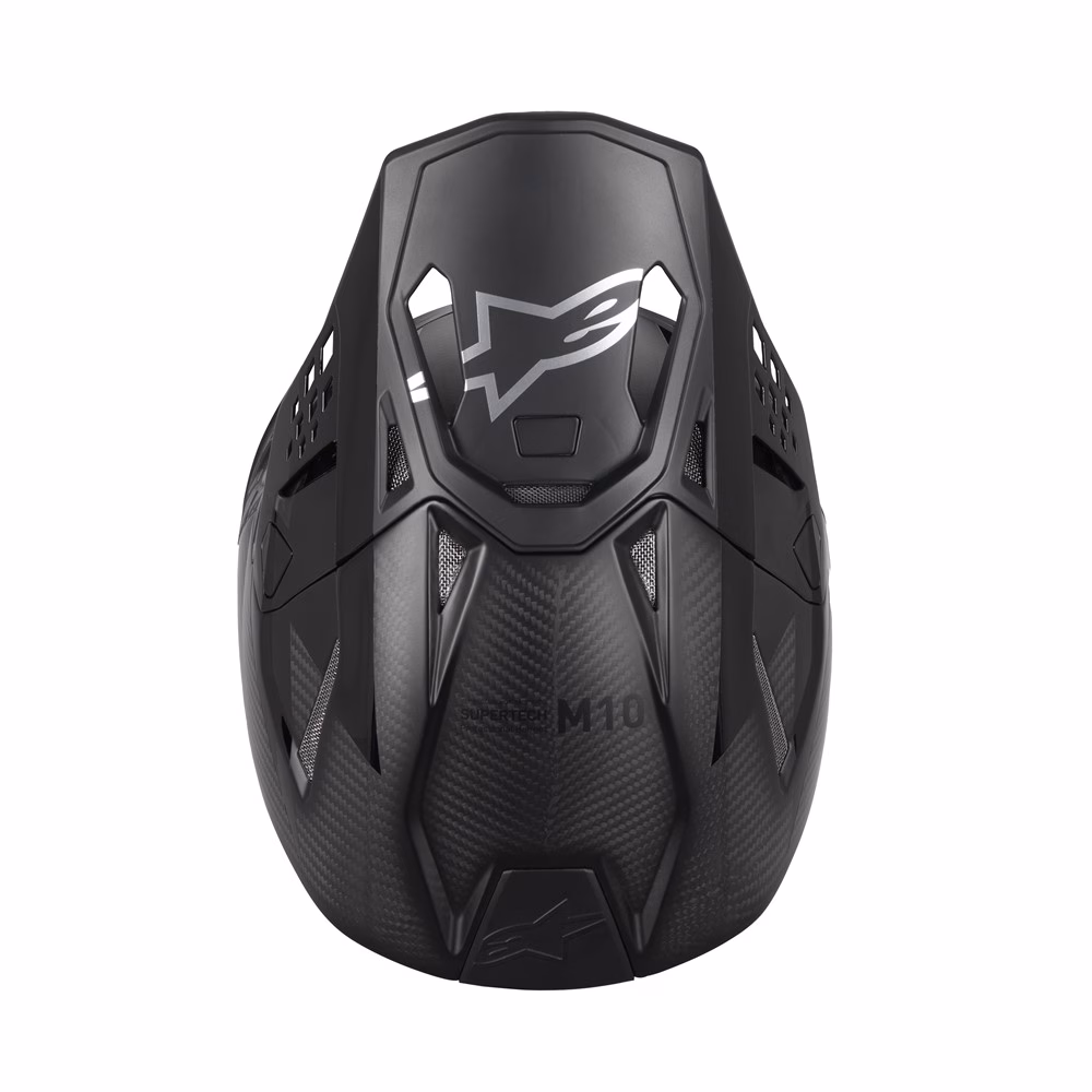 Alpinestars Supertech S-M10 Motocross Helmet Black Carbon Matte/Gloss