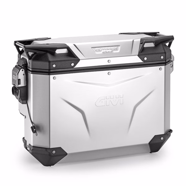 GIVI CAM-SIDE PANNIER RIGHT PLOS 33LT OUTBACK EVO ALU ANODISED-LOCK SEP