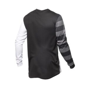 Fasthouse Carbon Eternal Motocross Jersey Youth White/Black - Image 2
