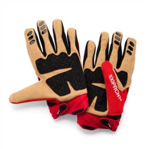 100% Airmatic 2 Motocross Gloves Red/Black - Image 2