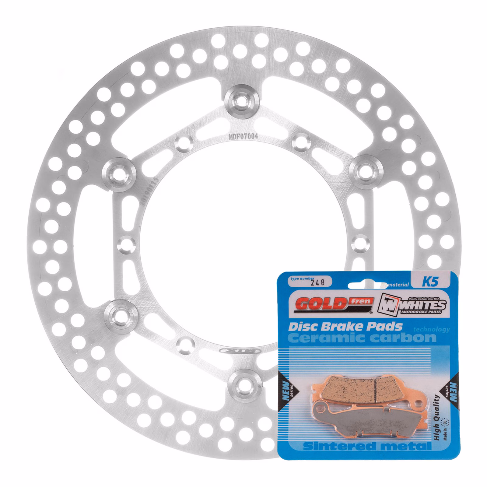 Brake Disc & Pad Front Kit - Yamaha YZ450F '08-'15 - Image 1