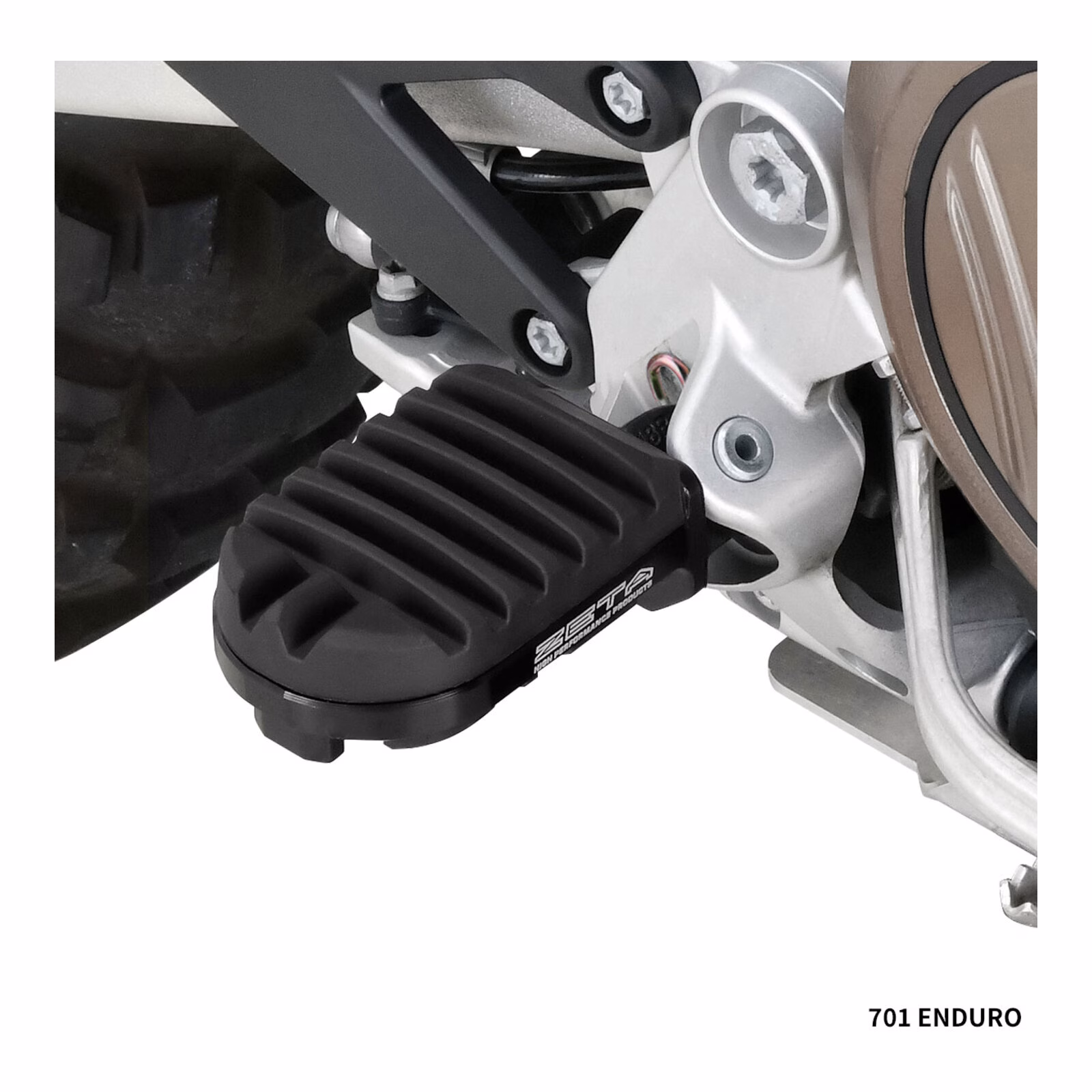 Zeta Adventure Foot Pegs KTM – Black - Image 2