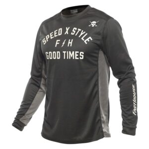Fasthouse Sanguaro Famoso Motocross Jersey, Black - Image 1
