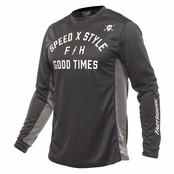Fasthouse Sanguaro Famoso Motocross Jersey, Black
