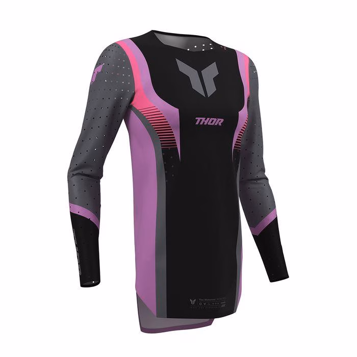 Thor MX Sportmode Velocity Motocross Jersey Ladies Black/Orchid