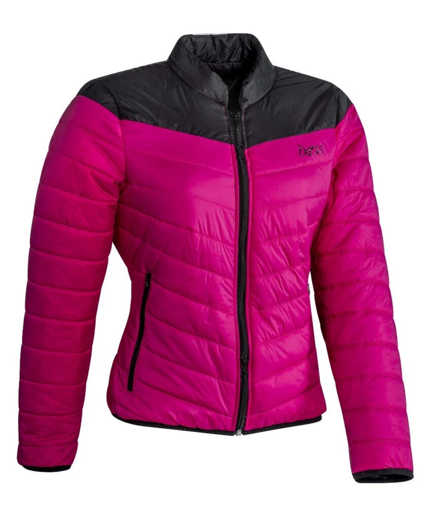 IXON HELKA LS TEXTILE PARKA BLK/FUSCHIA