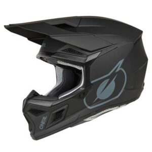 O'Neal 3SRS SOLID Motocross Helmet - Matte Black - Image 1