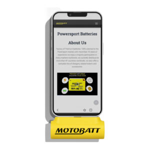 Motobatt Lithium Mini Portable Power Bank 3000mAh - Image 2