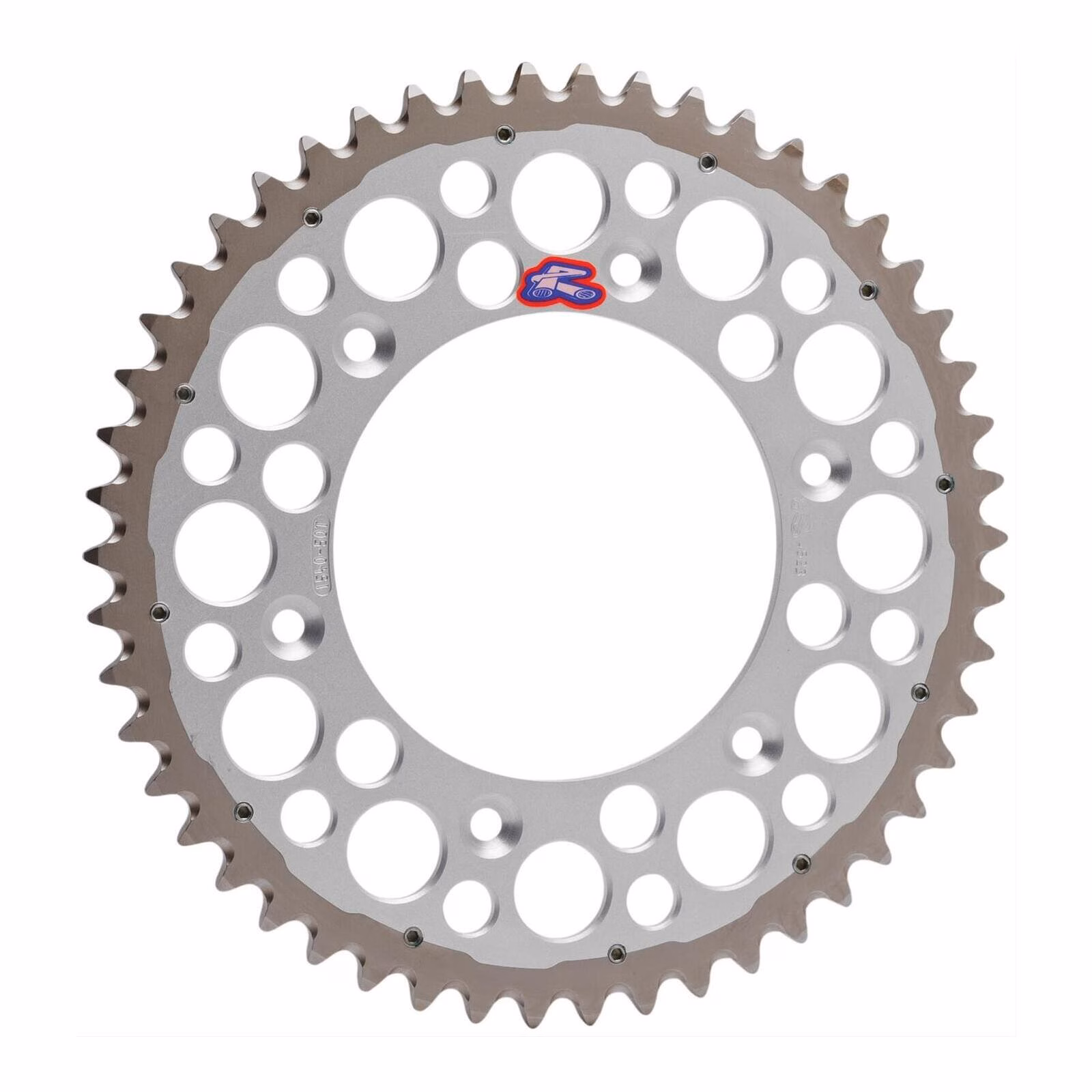 Renthal Sprocket Twinring Silver 51T Bi-Metal Grooved Packed - Image 1