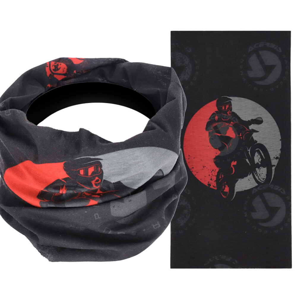 Acerbis Neck Warmer Reg Red/Grey