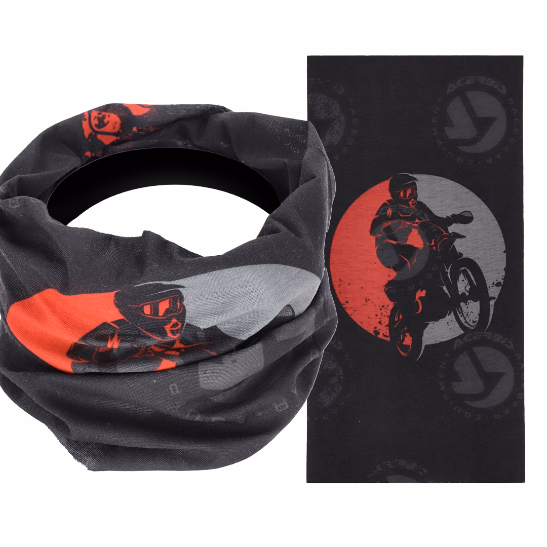 Acerbis Neck Warmer Reg Red/Grey - Image 1