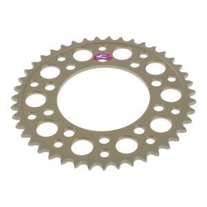 Renthal Sprocket Rear Silver 43T Alloy 7075 T6 Grooved Honda - Image 2