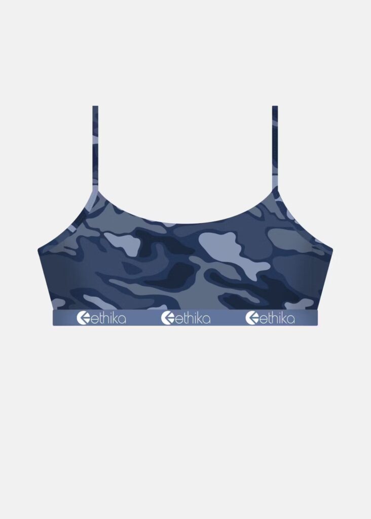Ethika Girls Bolt Camo Pullover Bra