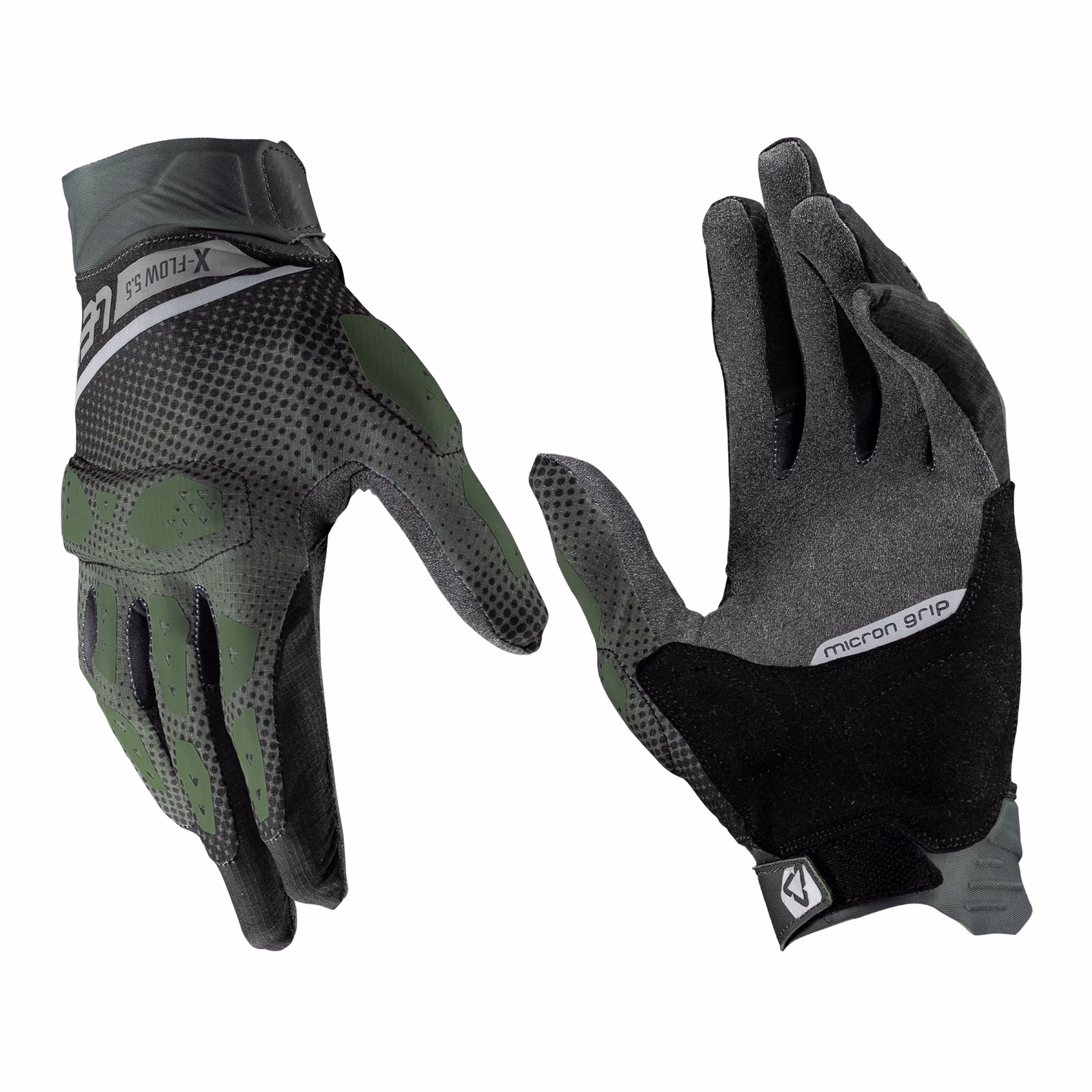 Leatt 5.5 ADV X-Flow Adventure Glove Forest - Image 1