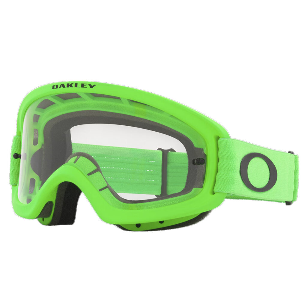Oakley O-Frame 2.0 Pro XS MX Goggle Moto Green w/ Clear Lens