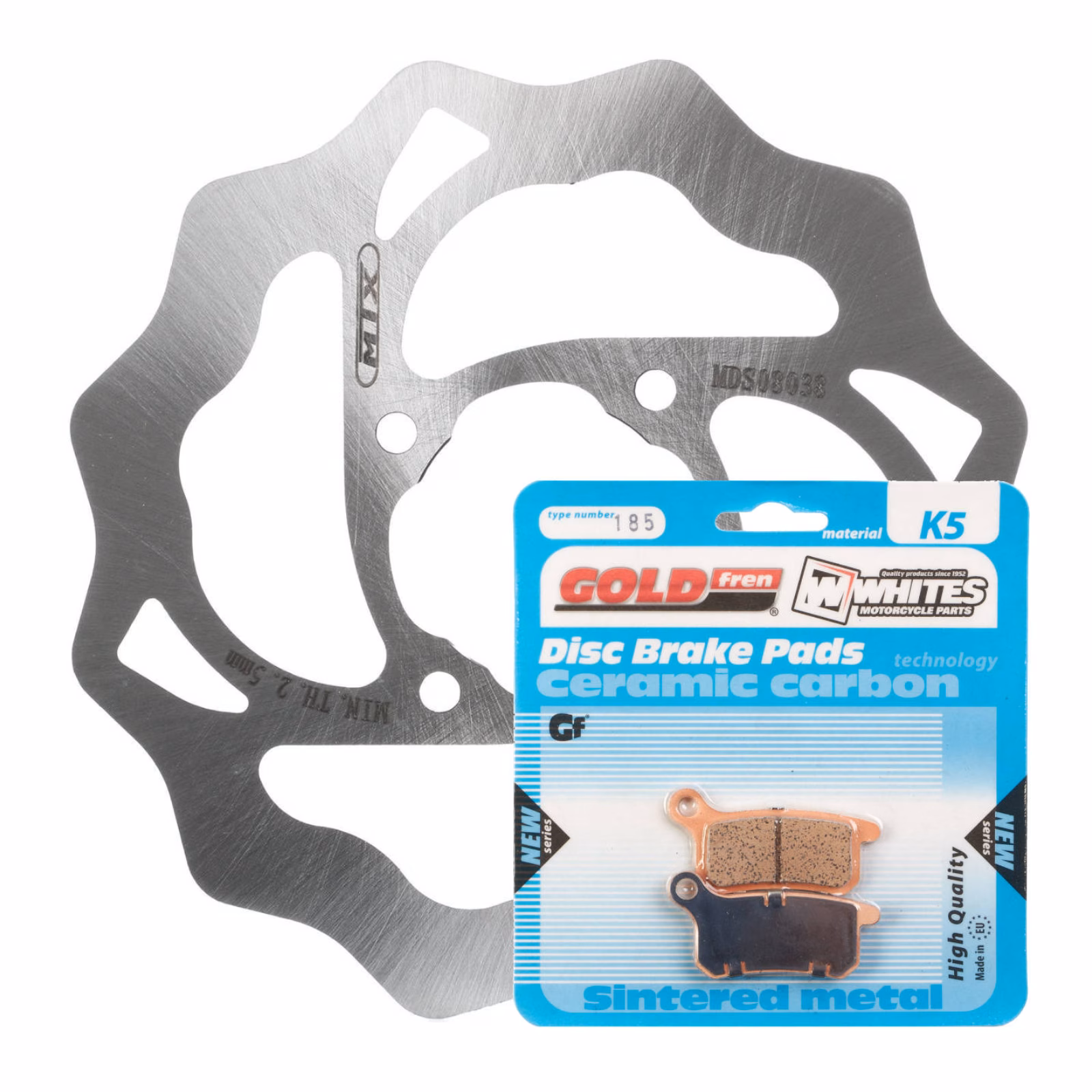 Brake Disc & Pad Rear Kit - KTM 65 SX '09-'22 - Image 1