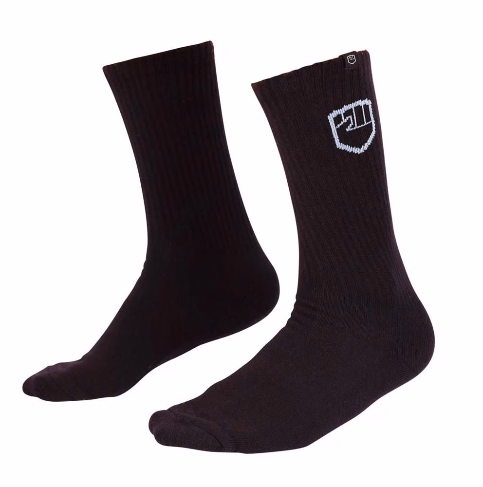 Fist Icon Crew Socks Black