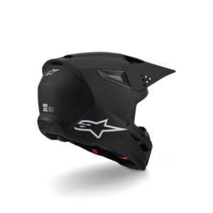 Alpinestars S-M3 Motocross Helmet Matte Black - Image 2